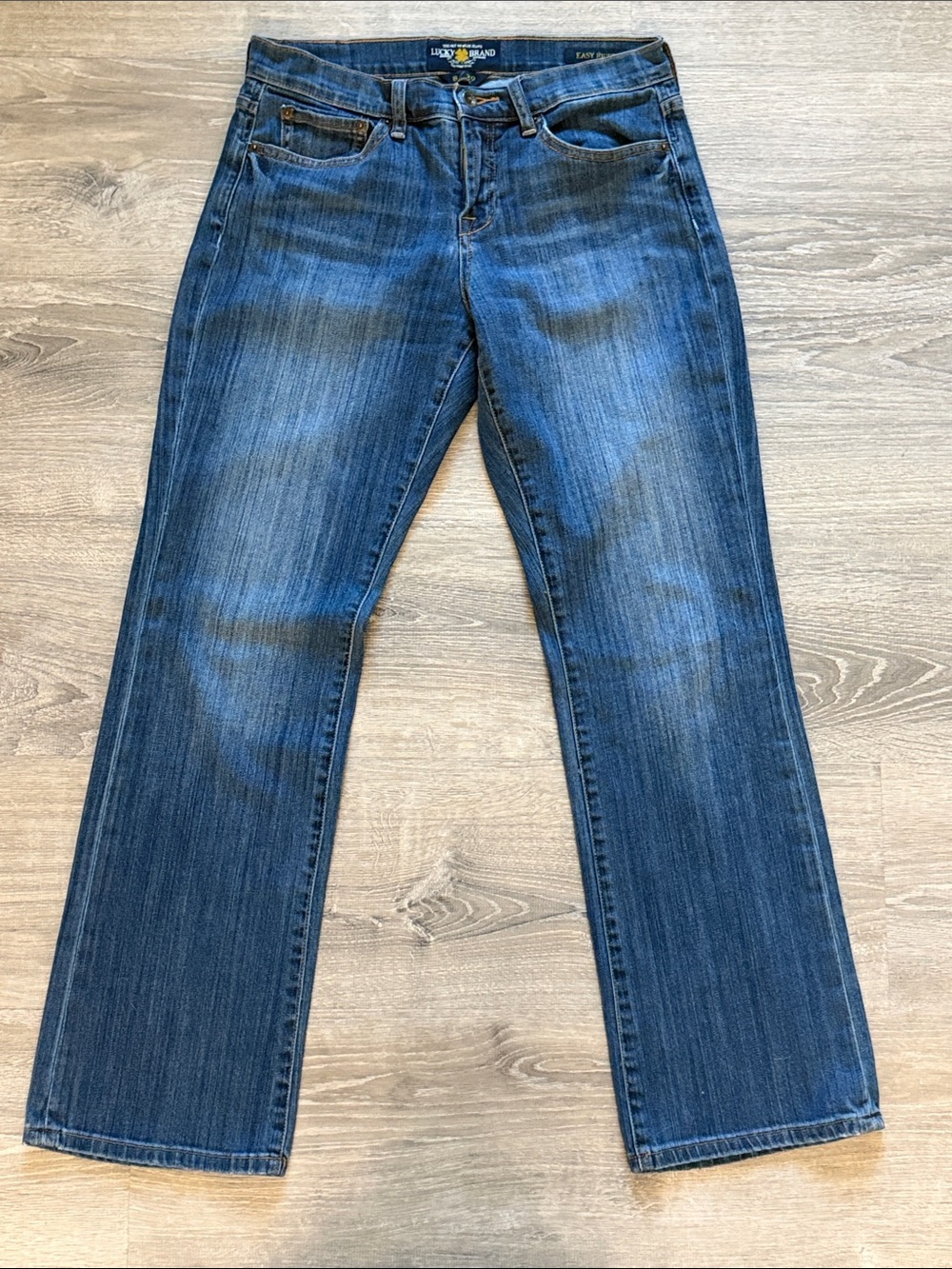 Lucky Brand Easy Rider Blue Straight-Leg Women's Jeans Regular 8/29